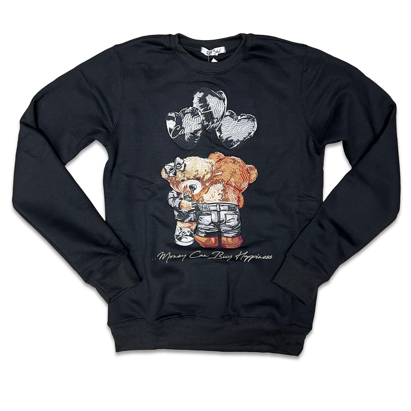 RETRO LABEL Money can Buy Happiness Crewneck (RETRO 11 Low IE Light Orewood Brown)