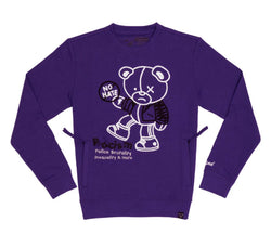 Civilized Equality Bear Crewneck (Purple)