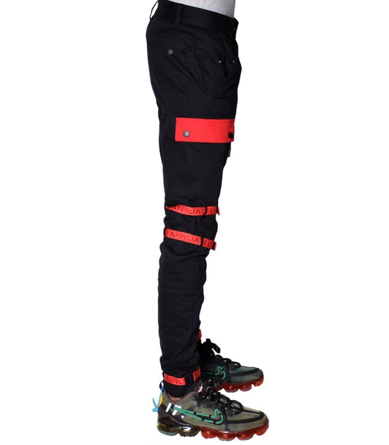 THC Affiliated Cargo Pants Joggers (Black)