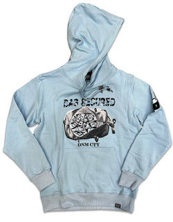 Denimicity Bag Secured Hoodie (UNC Blue)