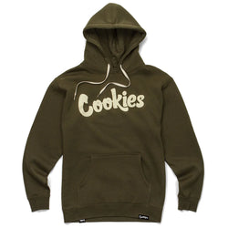 Cookies ORIGINAL MINT FLEECE HOODY (OLIVE / CREAM)