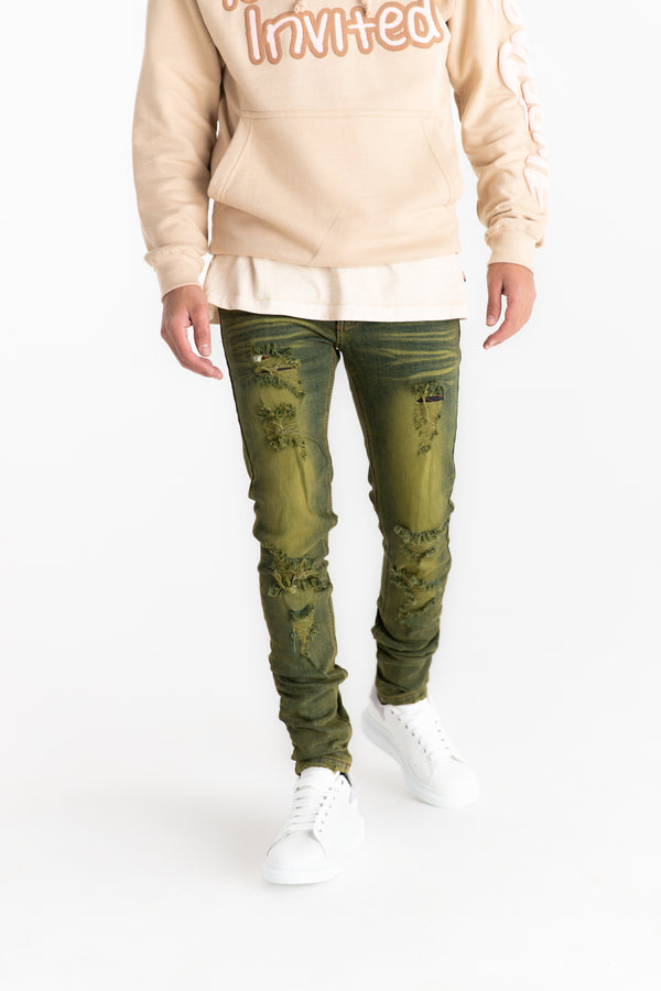 PHEELINGS FOLLOW THROUGH DENIM (FERN GREEN)