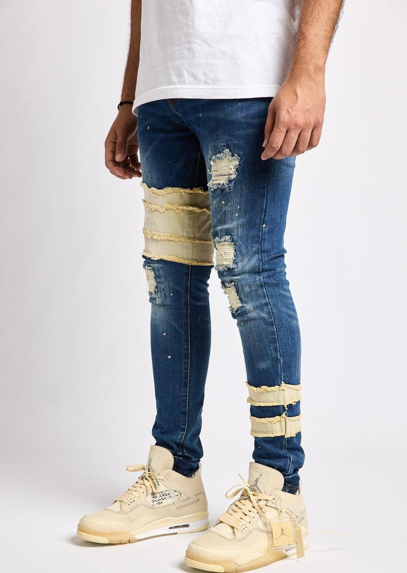 Reelistik Aden Distressed Denim (Blue)