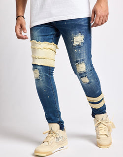 Reelistik Aden Distressed Denim (Blue)