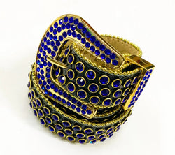 DNA Belt (BLACK GOLD ROYAL BLUE)