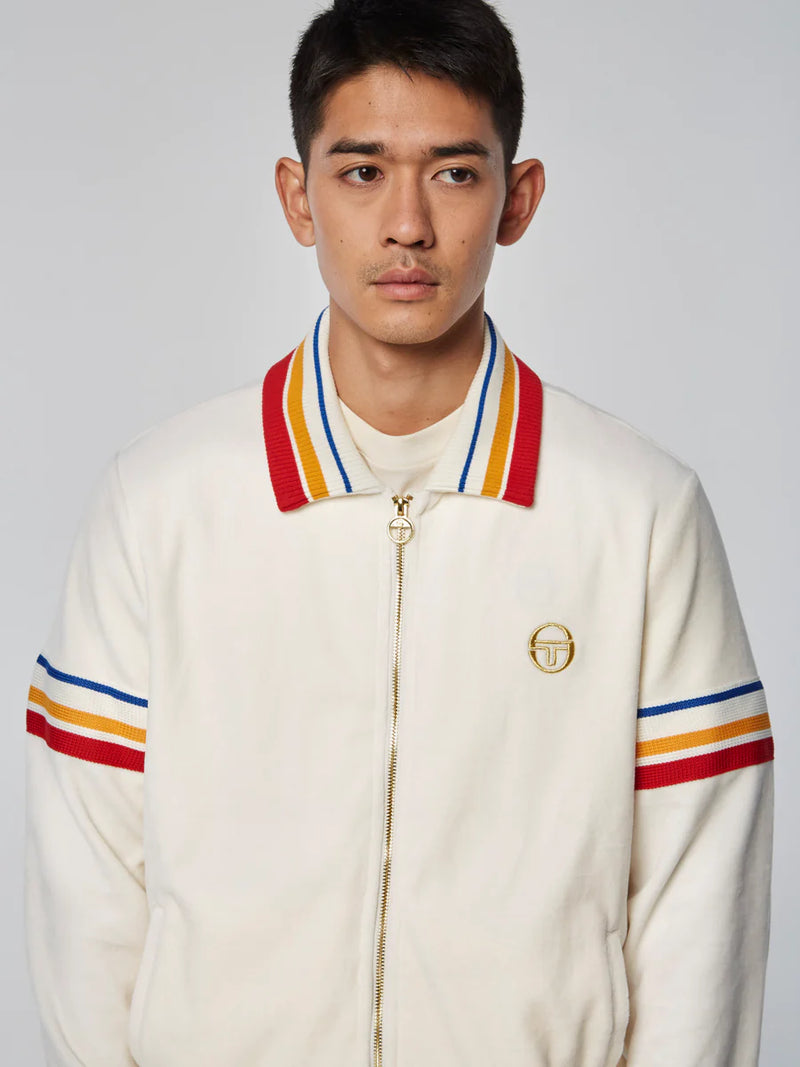 Sergio Tacchini GORAN VELOUR TRACKSUIT (GARDENIA)