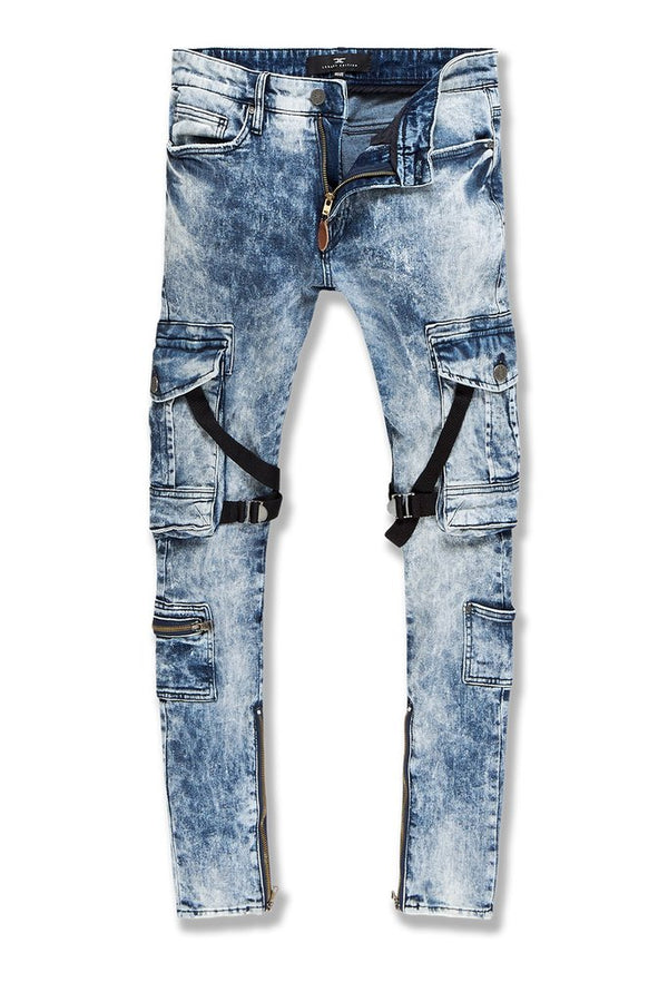 Jordan Craig Ross Deadwood Cargo Pants (M. Blue)