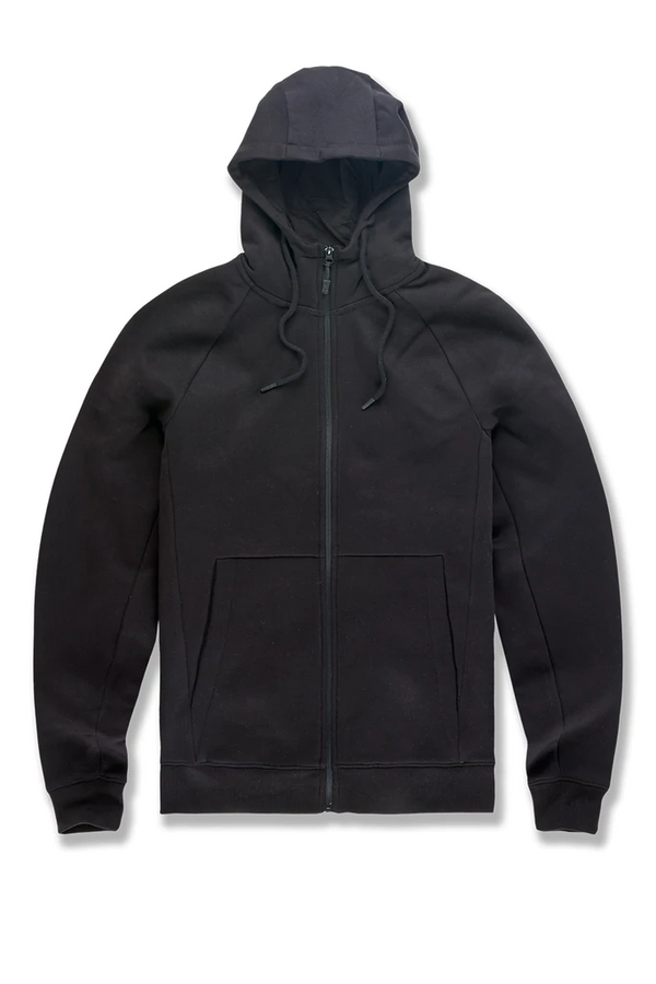 Jordan Craig UPTOWN ZIP UP HOODIE (BLACK)