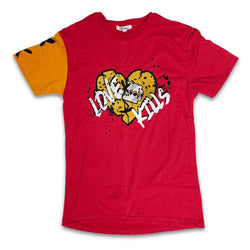 Retro Label Love Kills Shirt (Retro 1 Light Fusion Red)