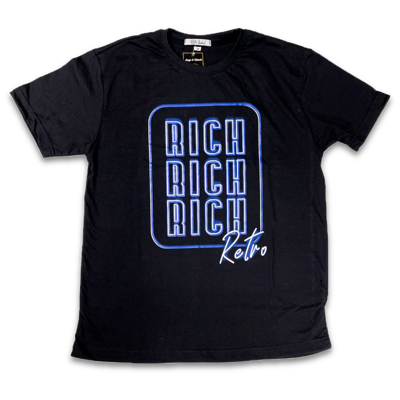 Retro Label Rich Shirt (Retro 1 KO Storm Blue)