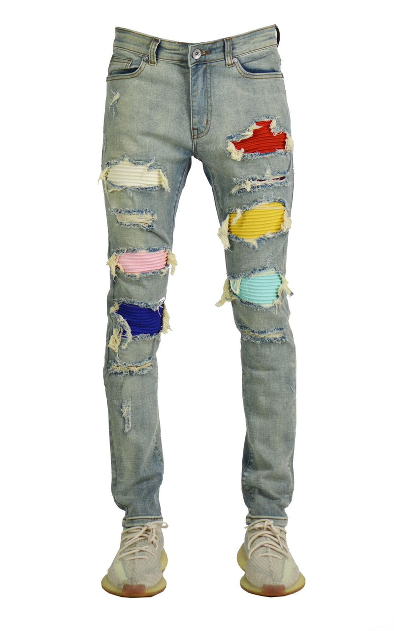 Focus Colorful Moto Insert Denim (Vintage)