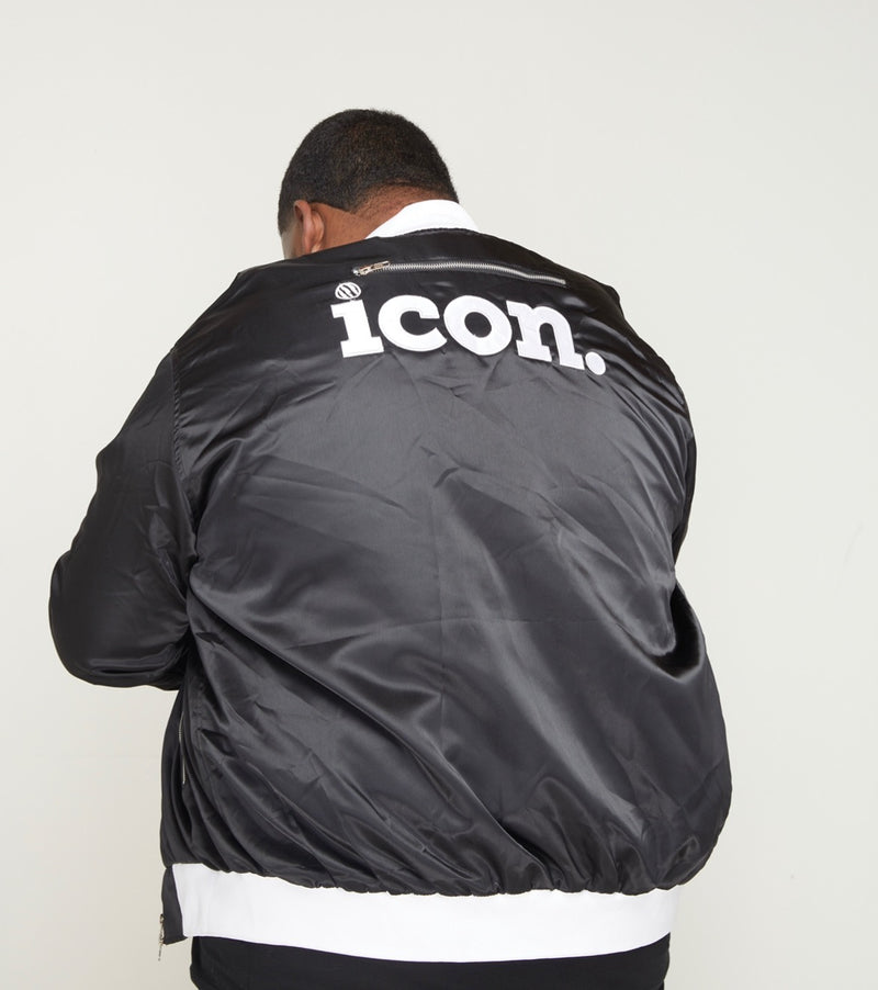 ICON TIGER LOGO JACKET (BLACK)