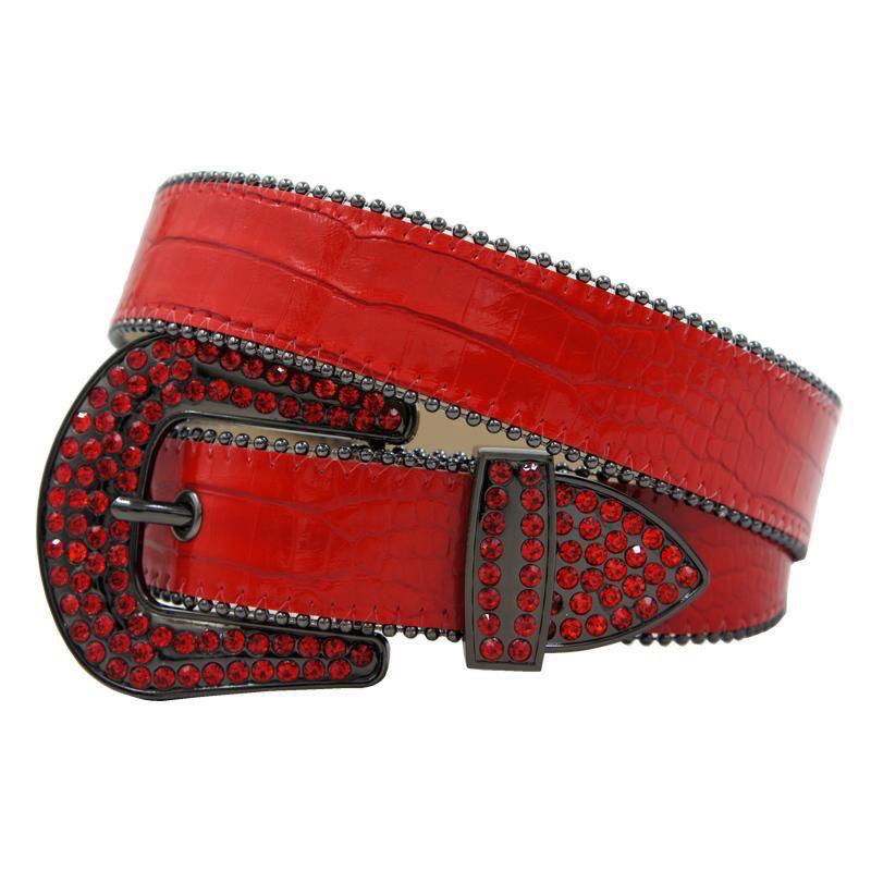 DNA NO STONES BELT (RED/BLACK)