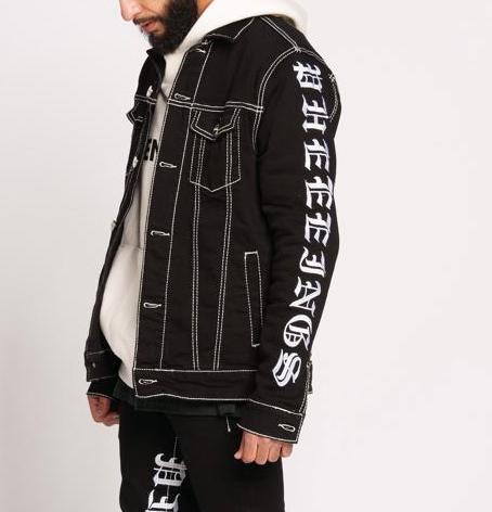 Pheelings AGAINST ALL ODDS DENIM JACKET (JET BLACK)