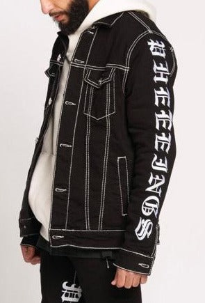 Pheelings AGAINST ALL ODDS DENIM JACKET (JET BLACK)