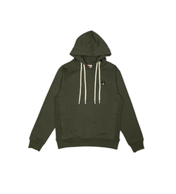 RED TAG TEDDY GRIND HOODY (IVY GREEN)