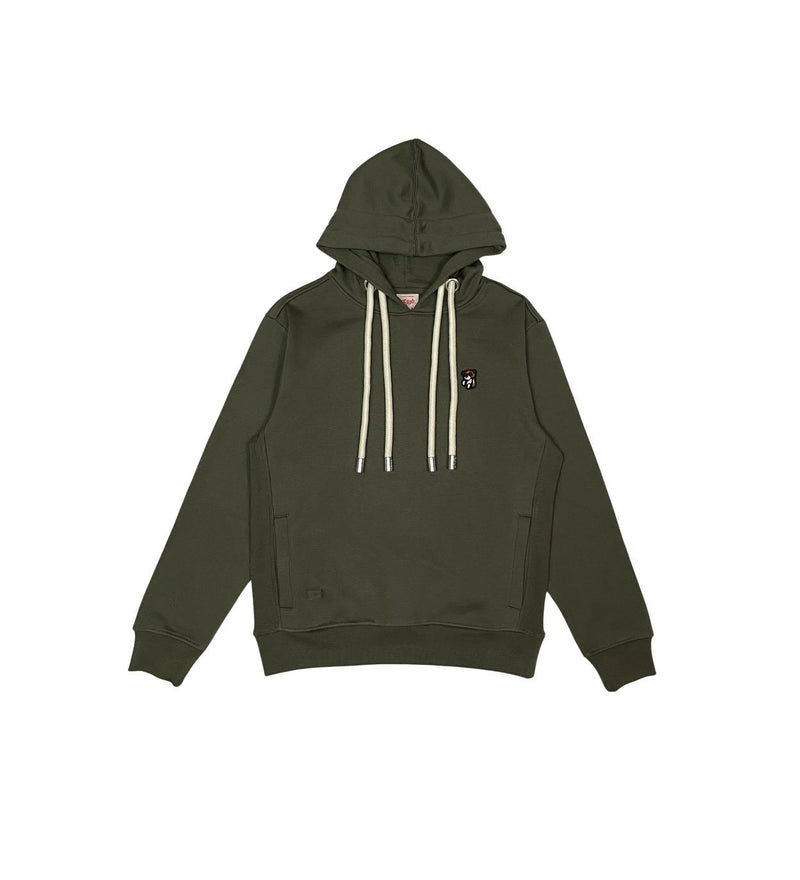 RED TAG TEDDY GRIND HOODY (IVY GREEN)