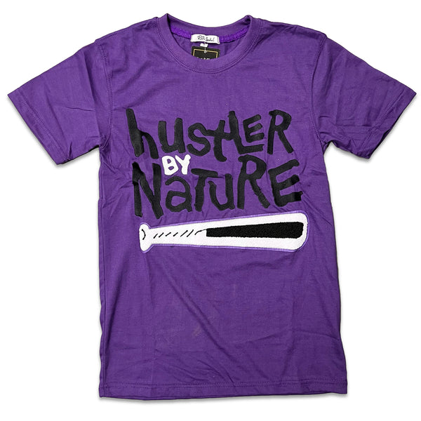 RETRO LABEL Hustler by Nature Shirt (Retro 5 Dark Concord)