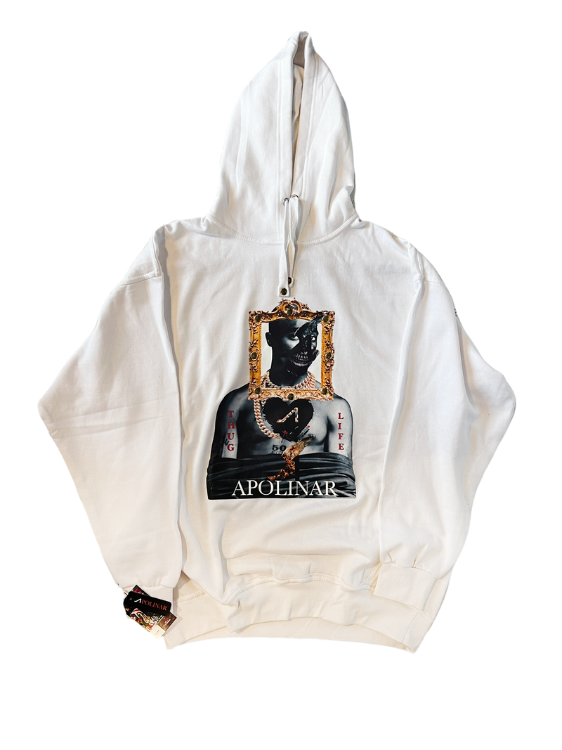 Apolinar THUG IMMORTAL Hoodie (WHITE)