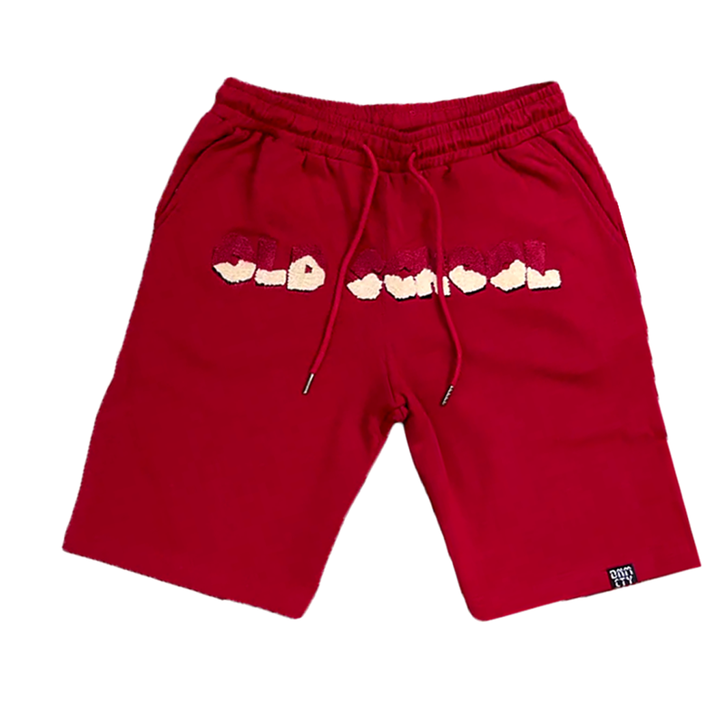 Denimicity OLD SCHOOL Shorts (BURGUNDY)