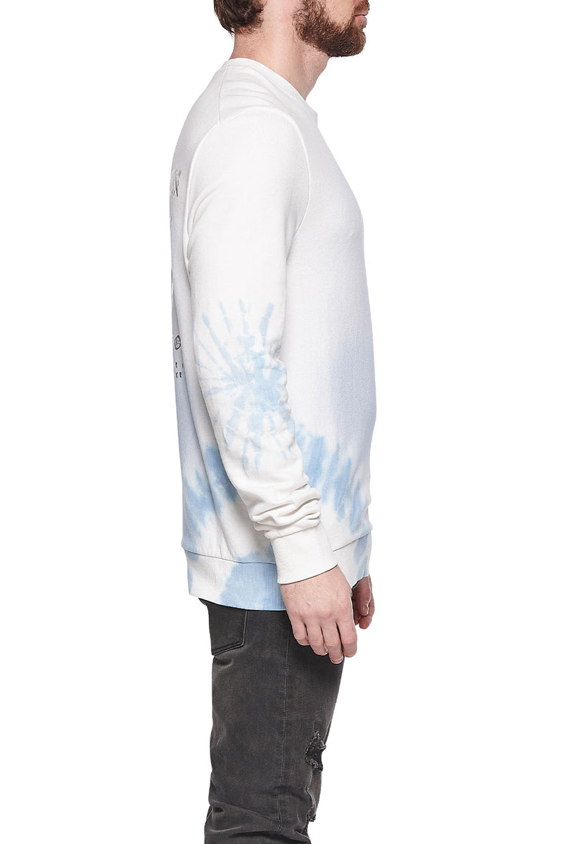 Eleven Paris Knit Tie Dye Crewneck Sweatshirt (PLEIN AIR TIE DYE)